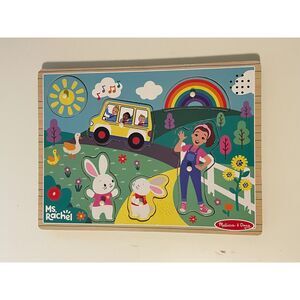 Melissa & Doug Ms. Rachel Wooden Song Puzzle